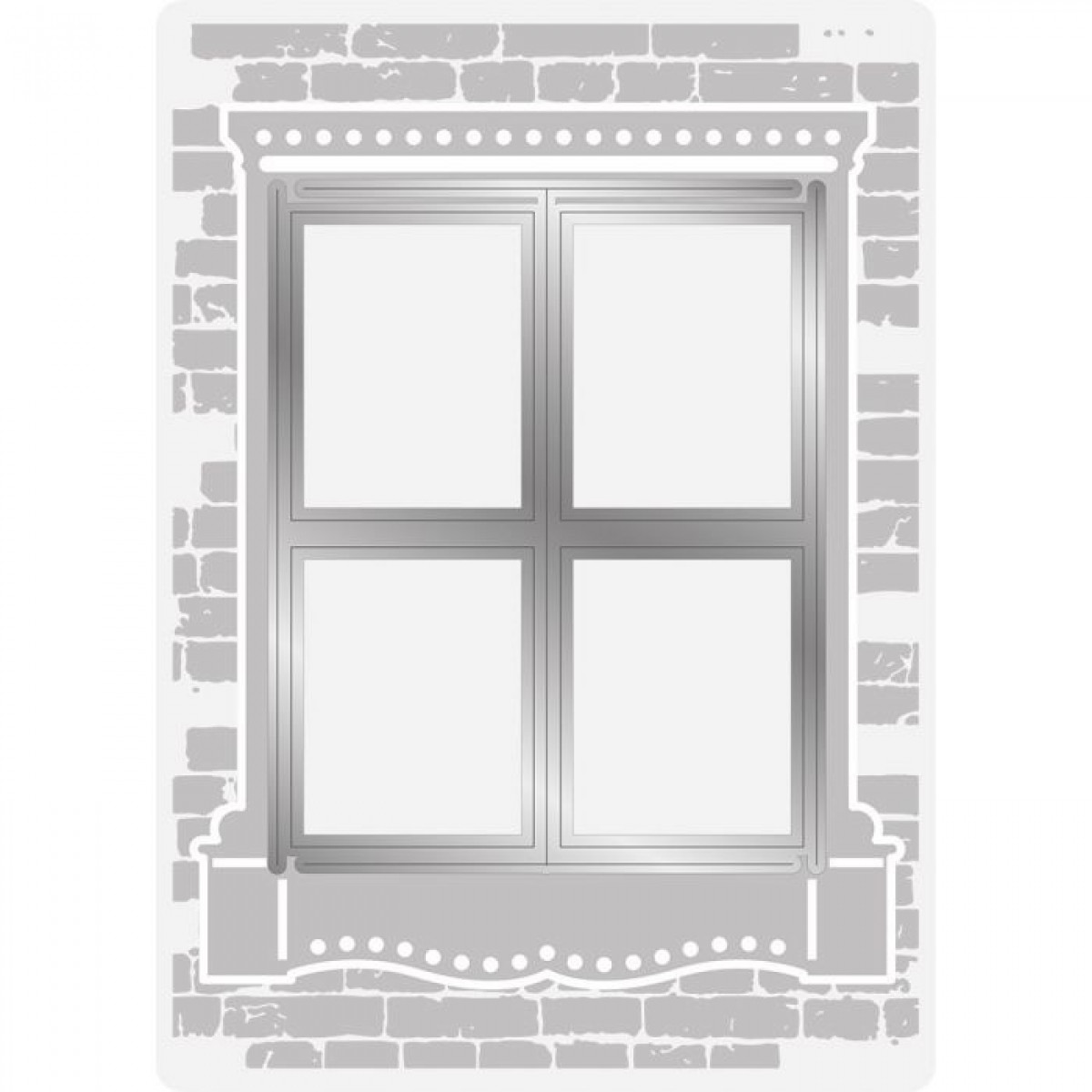 Gemini Embossing Folder and Cutting Die Cottage Window BastelWelt